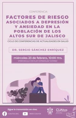 Factores de riesgo asociados a depresión y ansiedad en la población de los Altos Sur de Jalisco