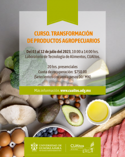 Curso. Transformación de Productos Agropecuarios