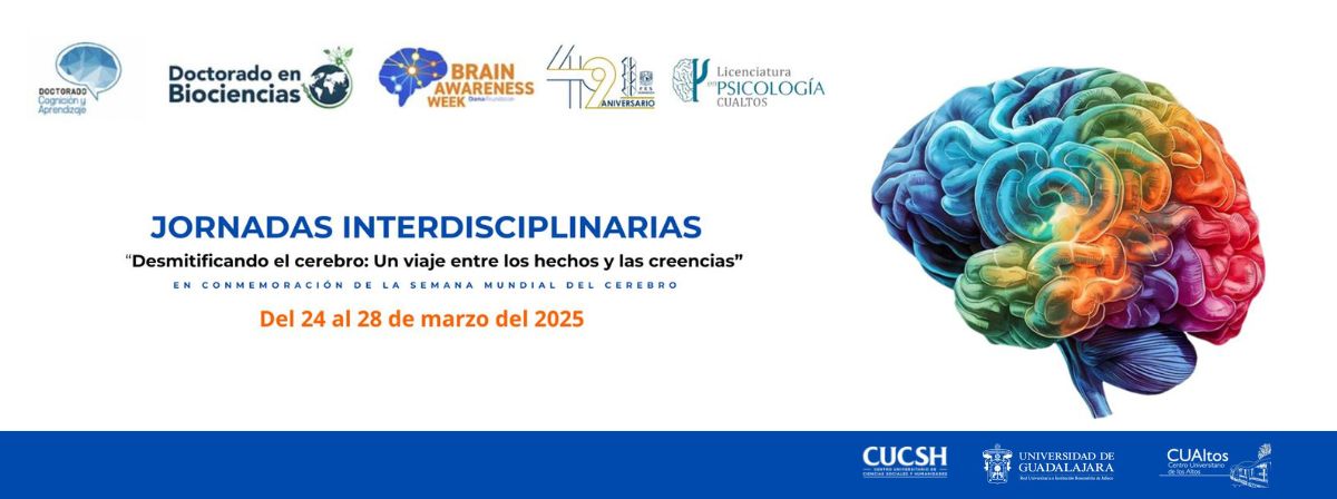 banner de las jornadas interdisciplinarias del Cerebro 