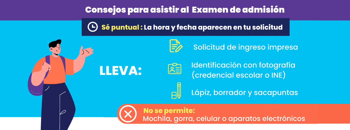 Consejos examen de admisión