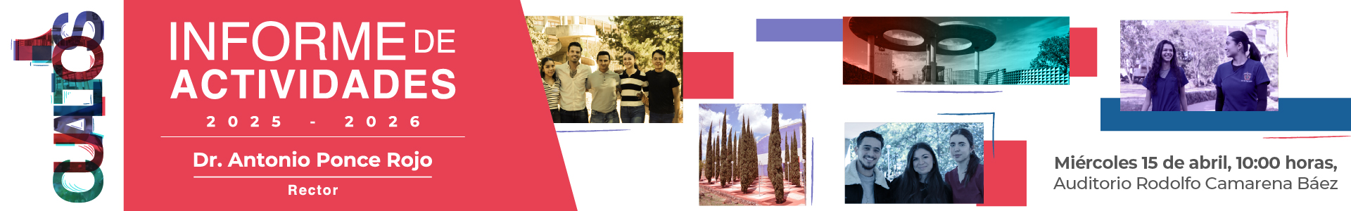 Primer Informe de Actividades 2025-2026 Dr. Antonio Ponce Rojo