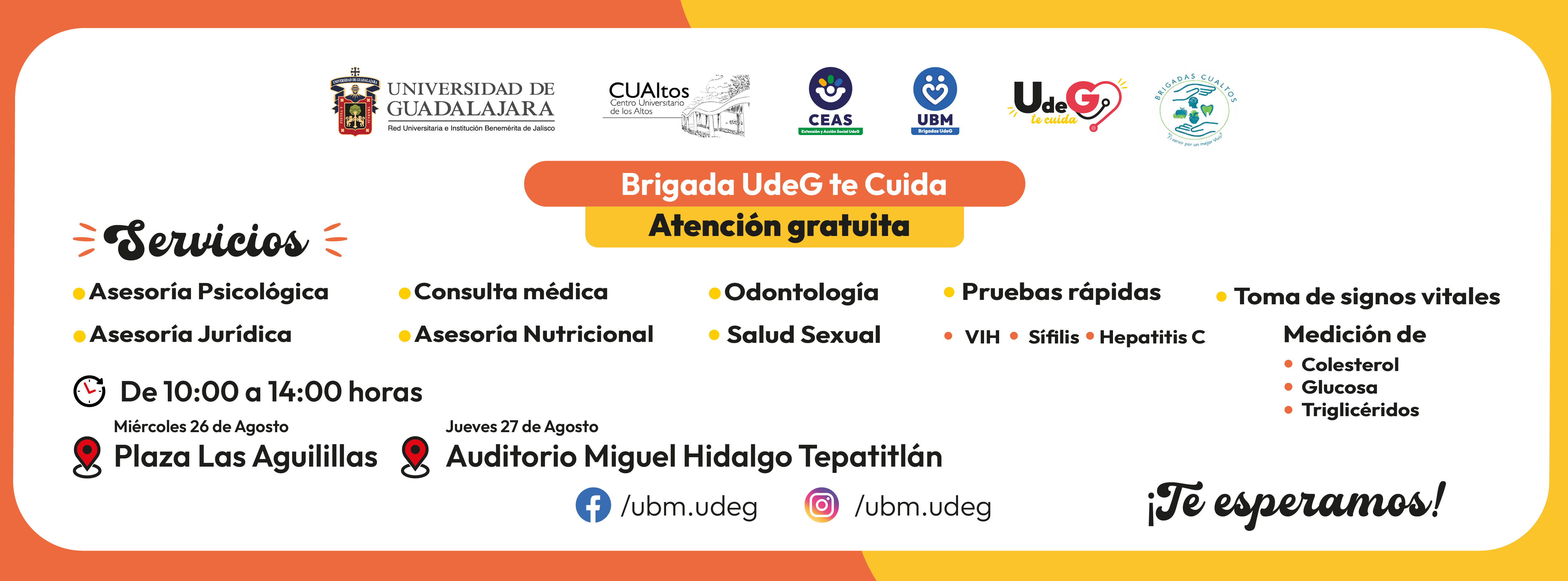 Brigadas UdeG te Cuida
