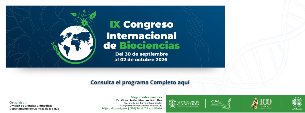 IX Congreso Biociencias - Programa
