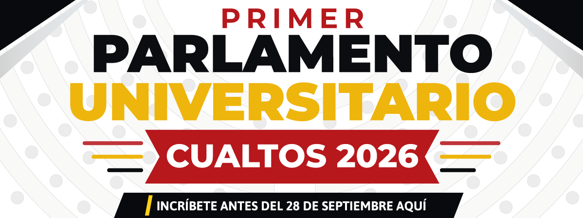 banner primer parlamento universitario