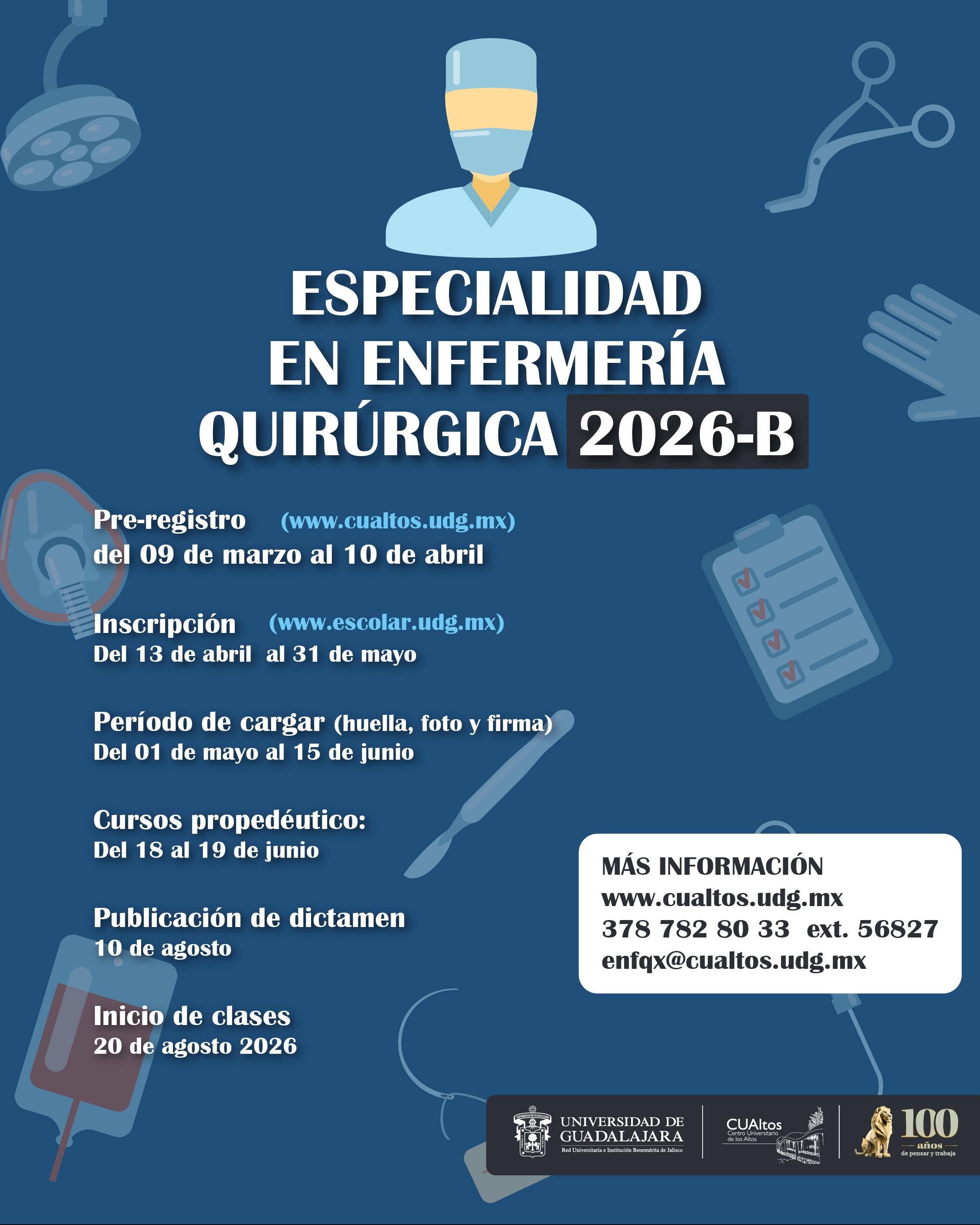 Especialidad en Enfermería Quirúrgica