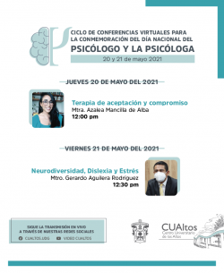 Ciclo de videoconferencias - Día nacional del psicólogo y la psicóloga