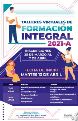 Talleres de Formación Integral 2021-A
