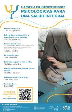 Maestría en Intervenciones Psicológicas para una Salud Integral