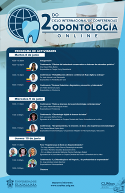  2do Ciclo Internacional de Conferencias de Odontología Online