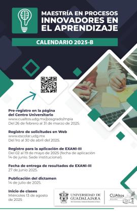 Maestría en Procesos Innovadores en el Aprendizaje 
