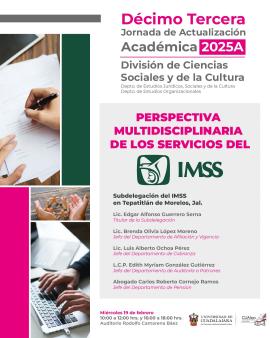  programa Décima Tercera jornada de actualización académica 2025A