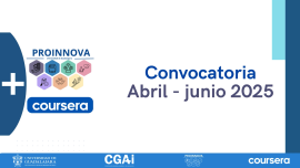 CONVOCATORIA PROINNOVA COURSERA