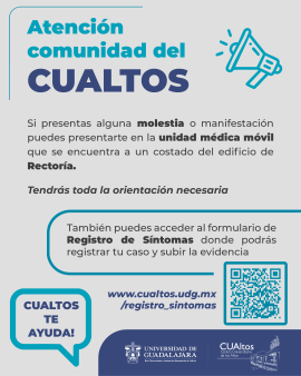 Atención comunidad CUALTOS