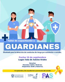 Taller de capacitación para guardianes, 10 de septiembre.