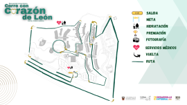 Ruta carrera Corazón de León 