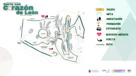 Ruta carrera Corazón de León 