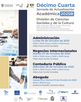 Décimo Cuarta Jornada de Actualización Académica 2025 B