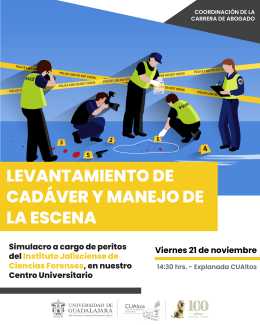 Levantamiento de cadáver y manejo de la escena