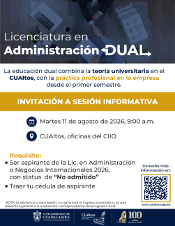 Nueva Licenciatura en Administración DUAL