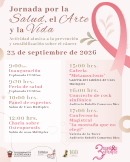 Jornada por la Salud, el Arte y la Vida
