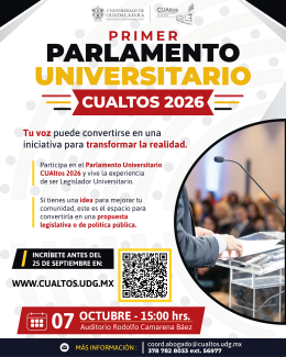 Primer Parlamento Universitario CUALTOS 2026
