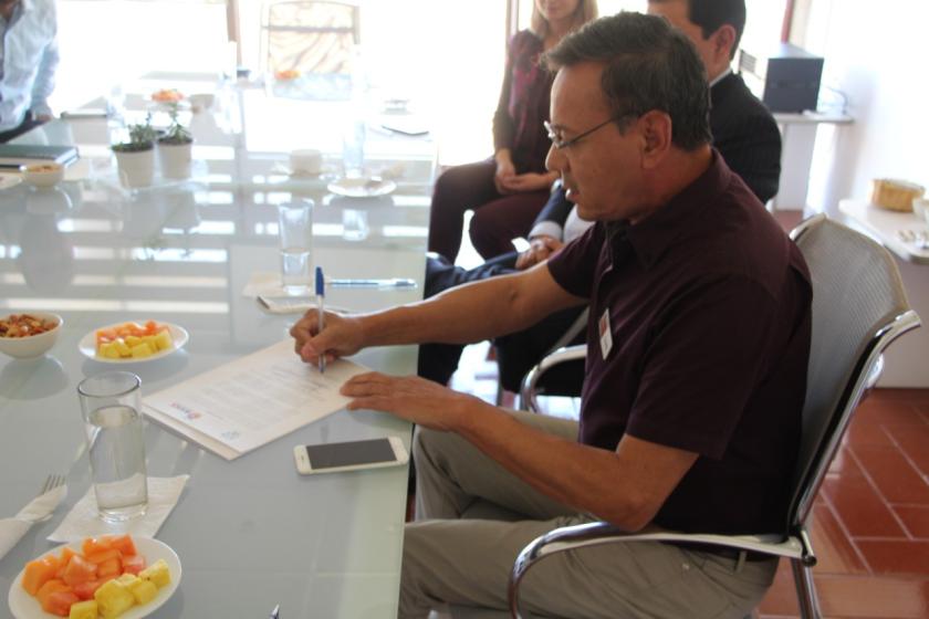Firma de documento