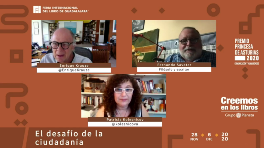 Participantes de la mesa de diálogo “El desafío de la ciudadanía”.