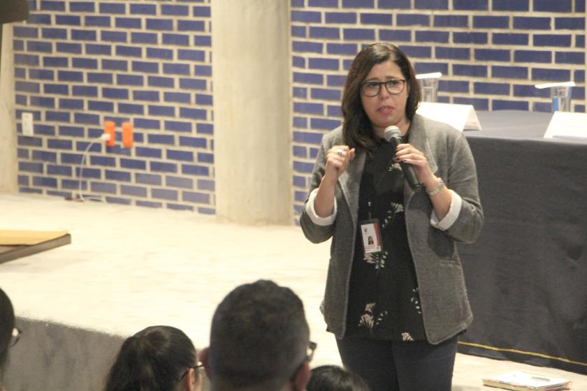 Expositora del Curso-Taller NOM-035-STPS-2018