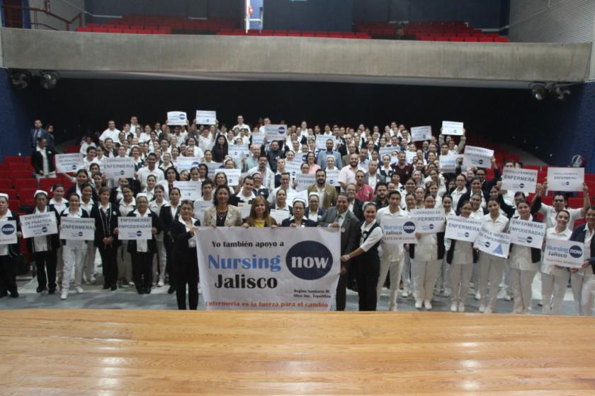Asistentes de la Campaña "Nursing Now".