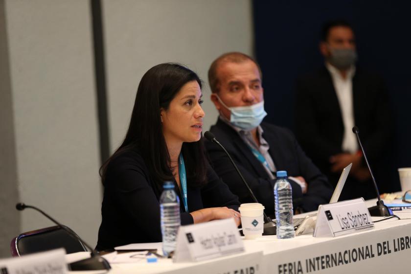 Participantes de la mesa “El futuro de la nación”.