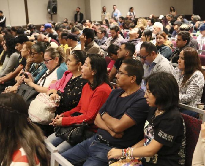 Público del Foro “Reconfiguraciones urbanas y modelos de ciudad: Experiencias de Europa y América”.