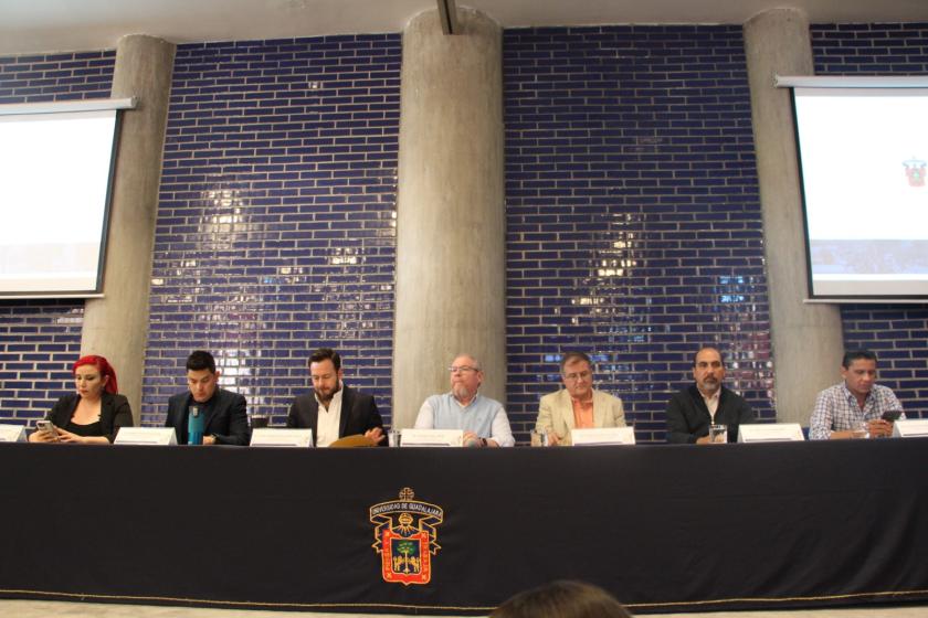 Autoridades CUAltos y expositores de las Jornadas Internacionales.