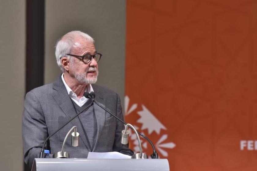 Integrante de la Ceremoria de Entrega del Homenaje ArpaFIL 2022.