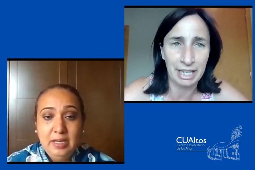 Expositoras del tema “EL mundo de las bibliotecas y la cultura de paz”.
