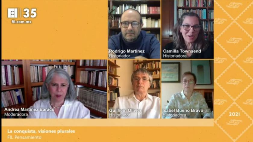 Expositores de la Conferencia “La Conquista: Visiones Plurales”.
