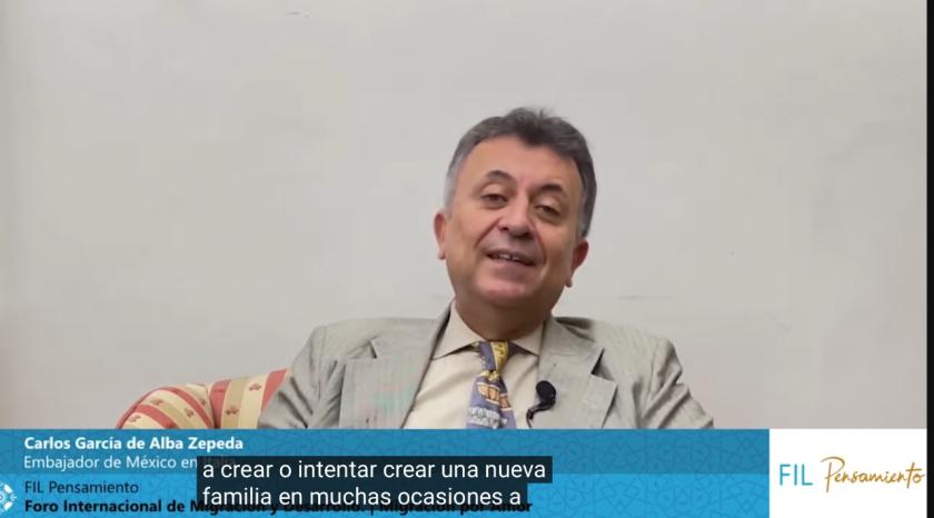 Carlos García de Alba Zepeda, embajador de México en Italia.