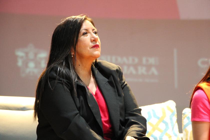 Expositora del Foro “Violencia de género en los medios de comunicación”.