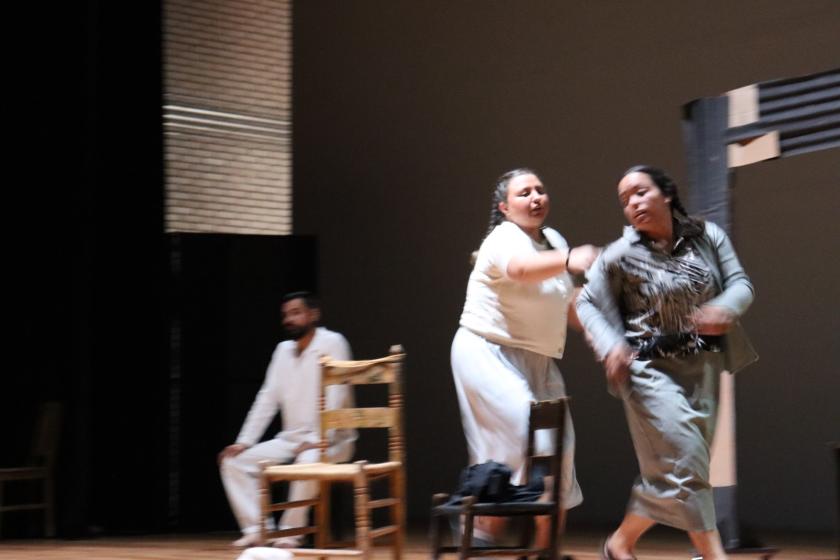 Presentación de la obra de teatro “La fiera del ajusco”.