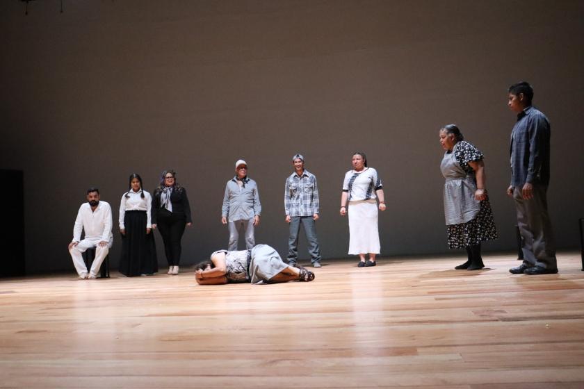 Presentación de la obra de teatro “La fiera del ajusco”.