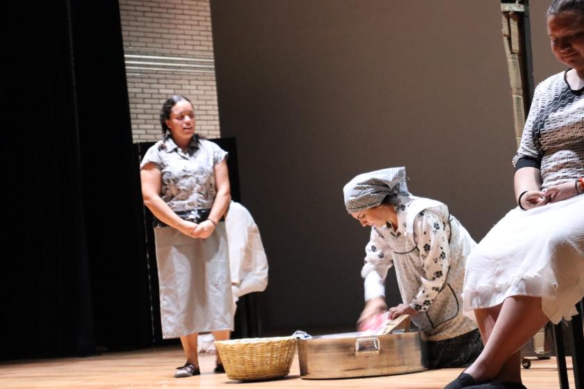 Presentación de la obra de teatro “La fiera del ajusco”.
