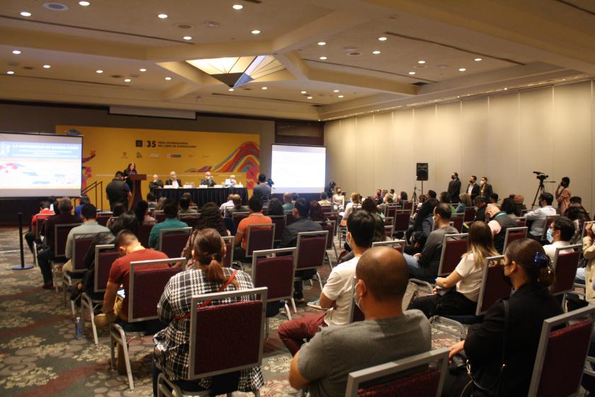 Público de la charla "Cuba y sus circunstancias: los Golpes del bloqueo".
