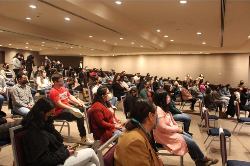 Público en la presentación del libro “La ceguera de los modernos".