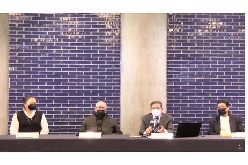 Integrantes de la presentación de los libros “Significados, Cruces y Cenotafios en las Carreteras” y “Cruces, Cenotafios e Historias”.
