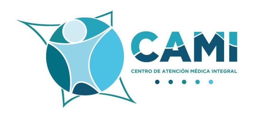 Cartel en el que se lee "CAMI CENTRO DE ATENCIÓN MÉDICA INTEGRAL".
