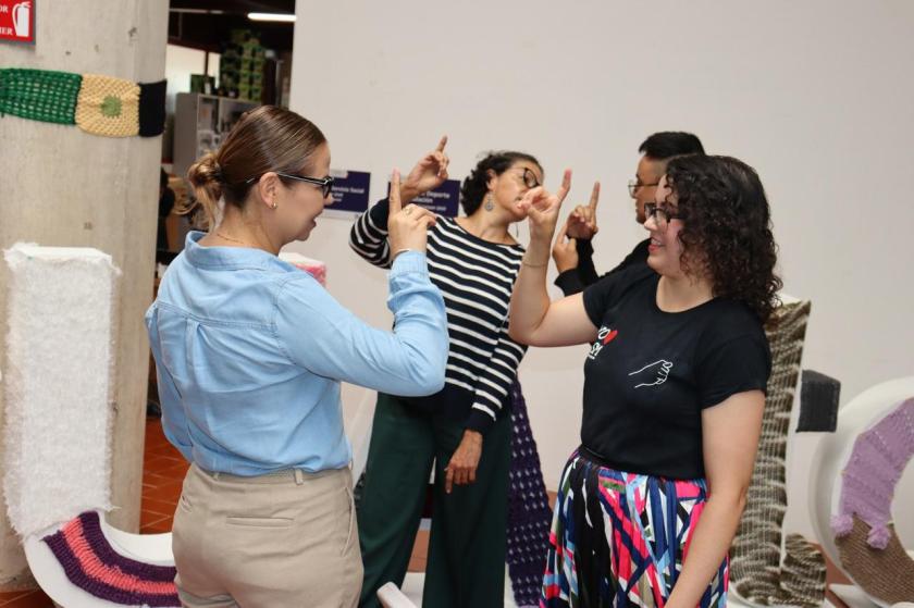 CUAltos teje inclusión y visibiliza la sordoceguera