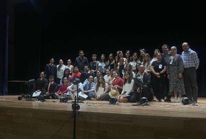 Estudiantes y organizadores de las Jornadas Jurídicas