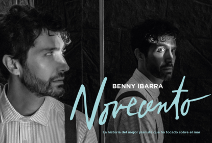 Cartel en el que se lee "BENNY IBARRA Novecento".