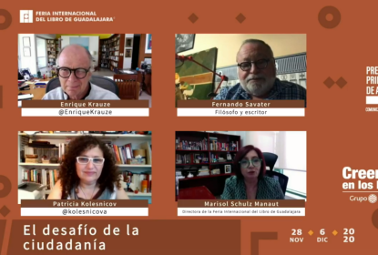 Participantes de la mesa de diálogo “El desafío de la ciudadanía”.