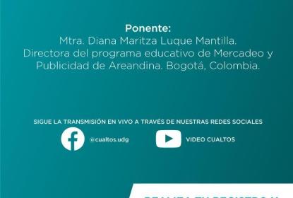 Cartel en el que se lee "CONFERENCIA PENSAR LA INDUSTRIA DESDE LAS AULAS".