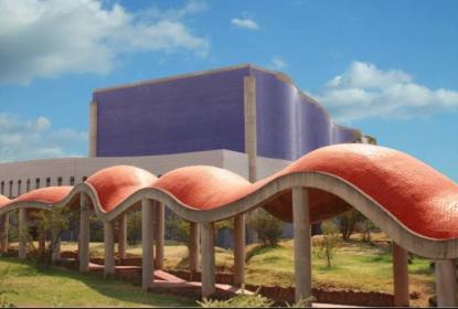 Plano de una estructura arquitectónica.